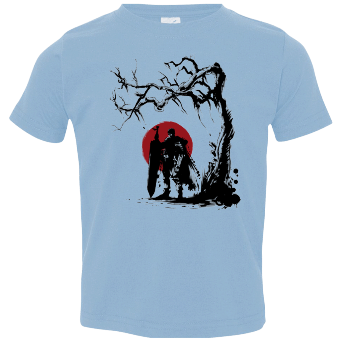 T-Shirts Light Blue / 2T Black Swordsman under the sun Toddler Premium T-Shirt