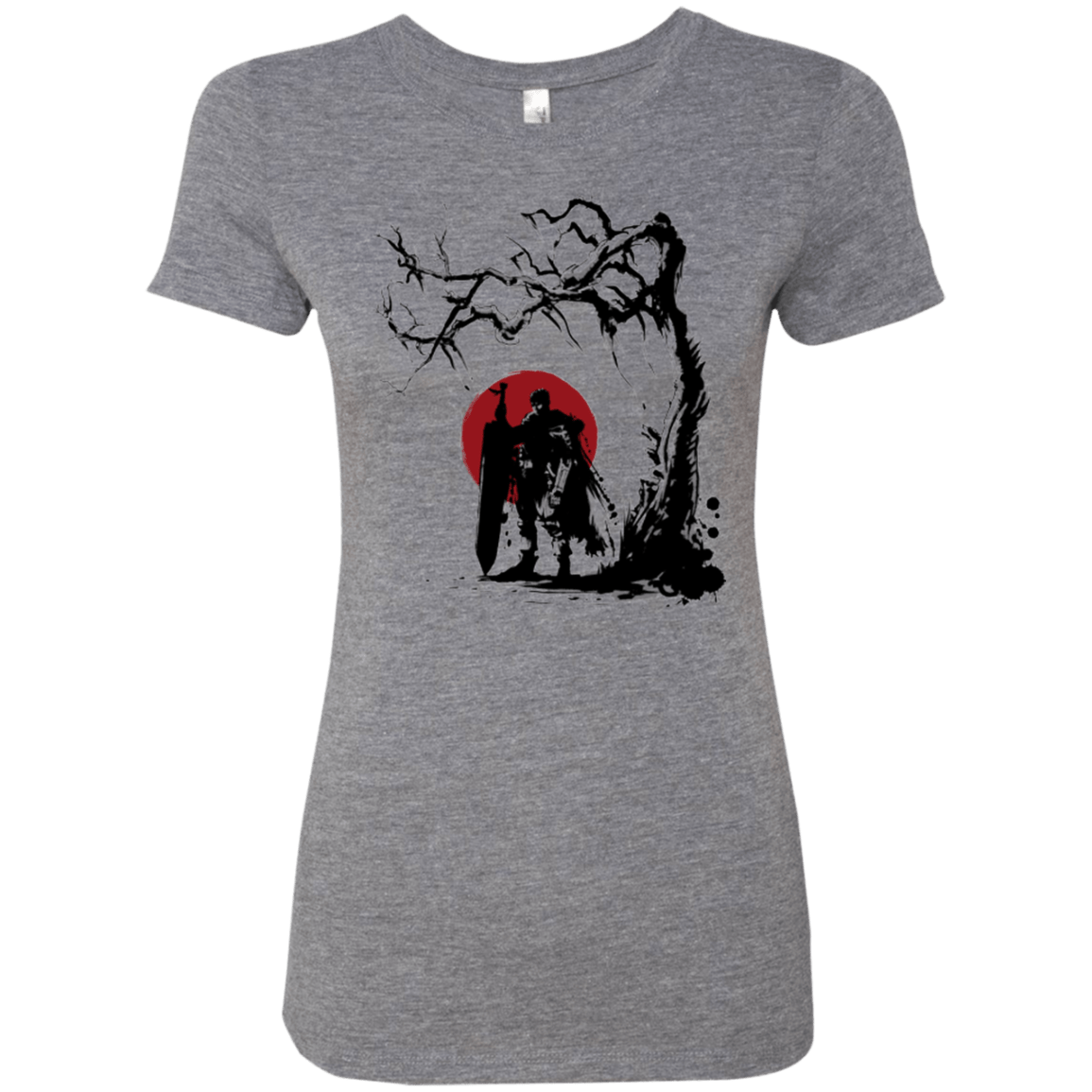 T-Shirts Premium Heather / Small Black Swordsman under the sun Women's Triblend T-Shirt