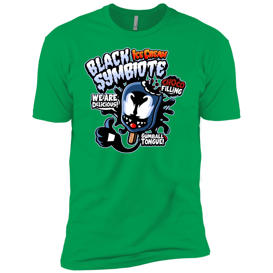 T-Shirts Kelly Green / YXS Black Symbiote Ice Cream Boys Premium T-Shirt