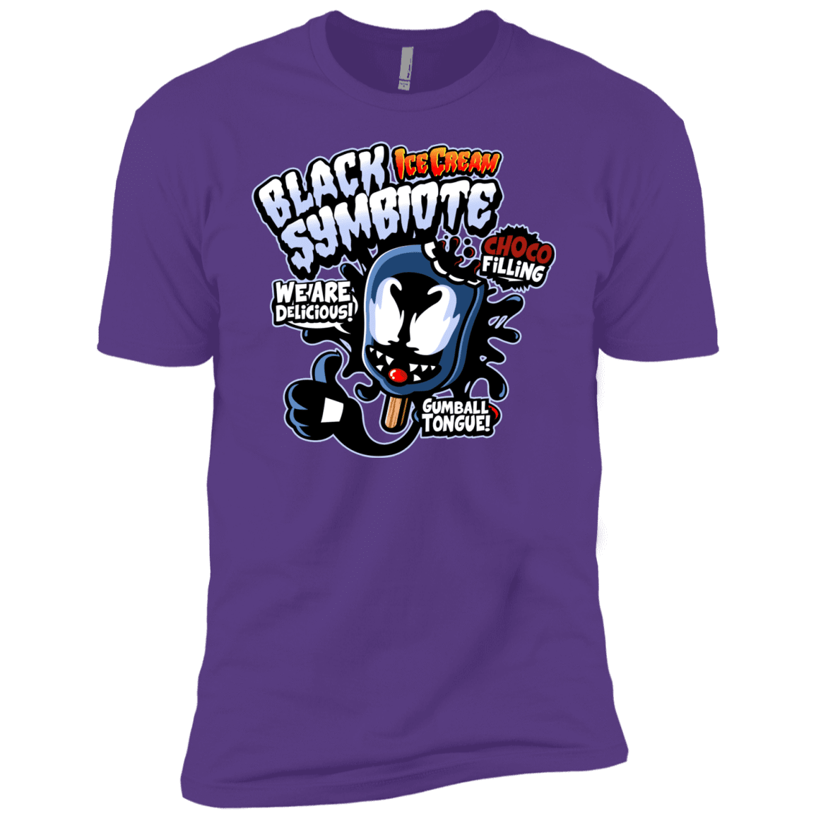 T-Shirts Purple Rush / YXS Black Symbiote Ice Cream Boys Premium T-Shirt