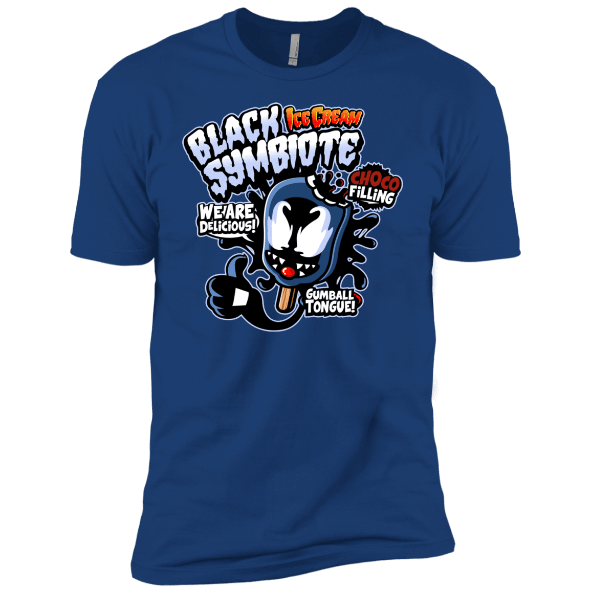 T-Shirts Royal / YXS Black Symbiote Ice Cream Boys Premium T-Shirt
