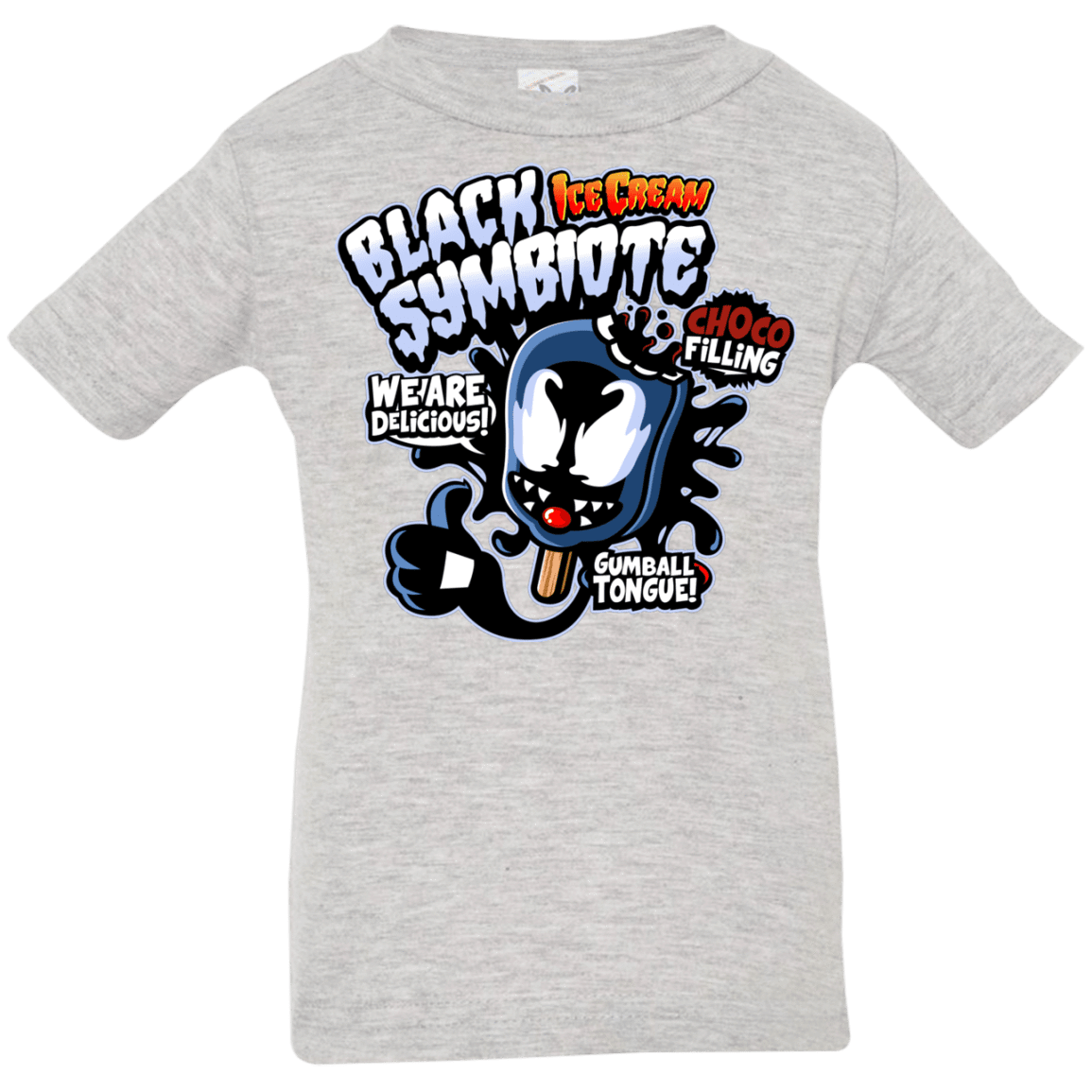 T-Shirts Heather Grey / 6 Months Black Symbiote Ice Cream Infant Premium T-Shirt