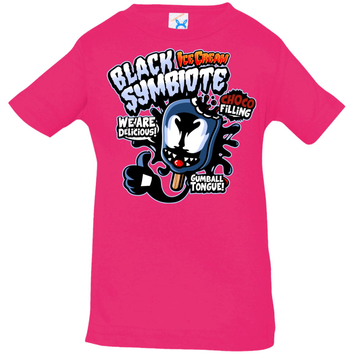 T-Shirts Hot Pink / 6 Months Black Symbiote Ice Cream Infant Premium T-Shirt