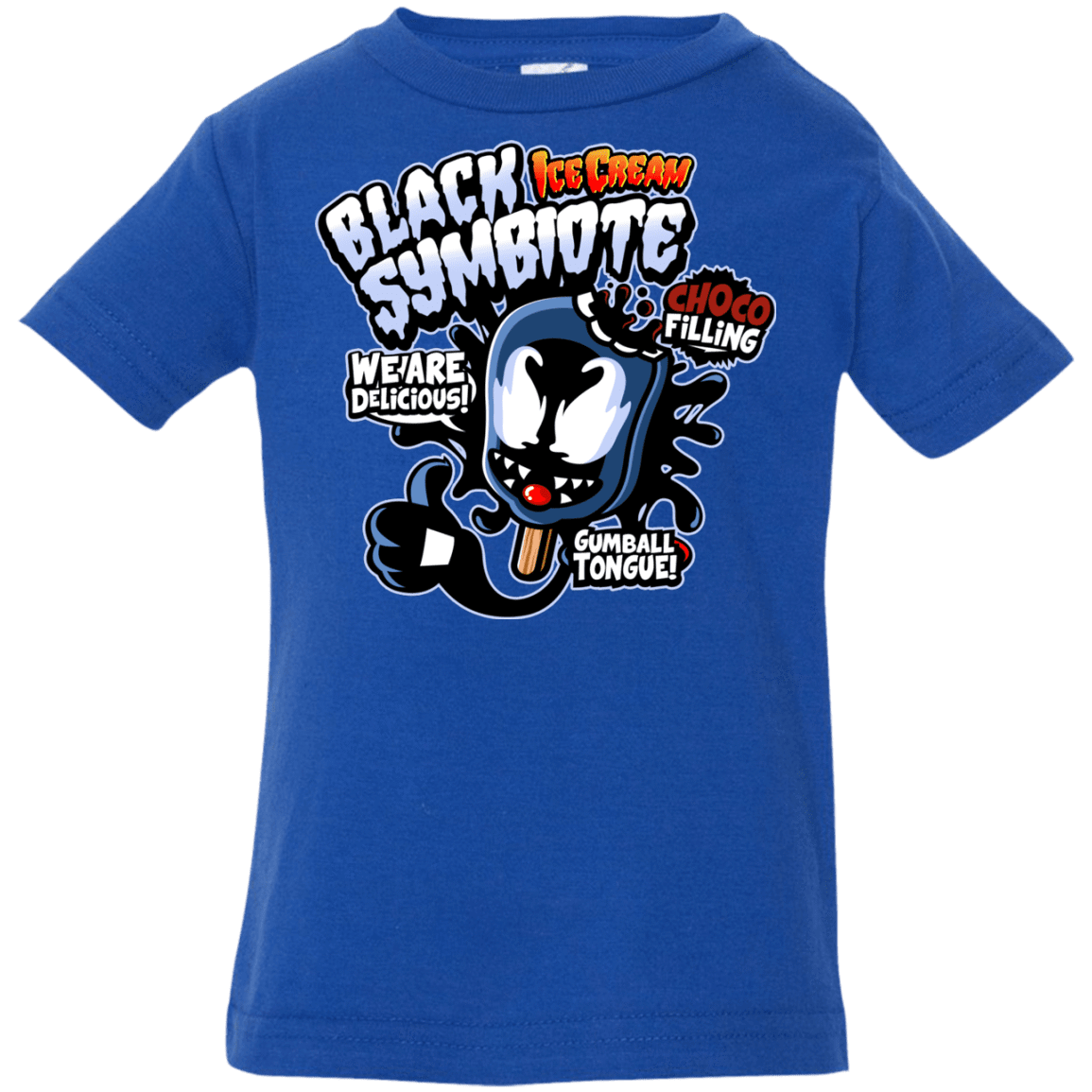 T-Shirts Royal / 6 Months Black Symbiote Ice Cream Infant Premium T-Shirt