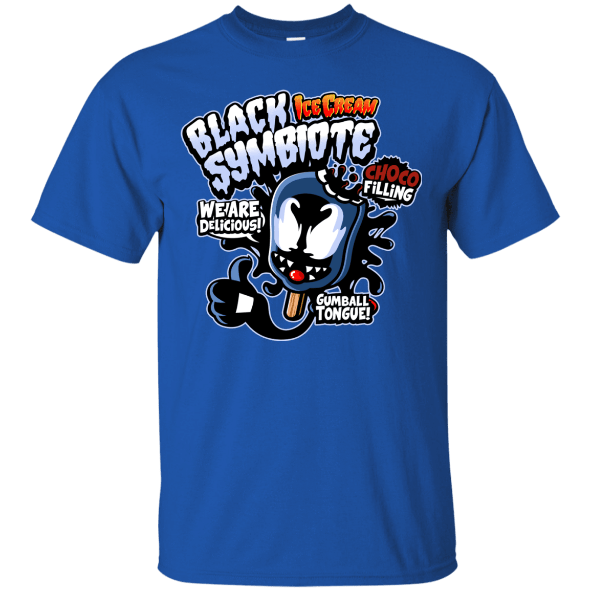 T-Shirts Royal / S Black Symbiote Ice Cream T-Shirt
