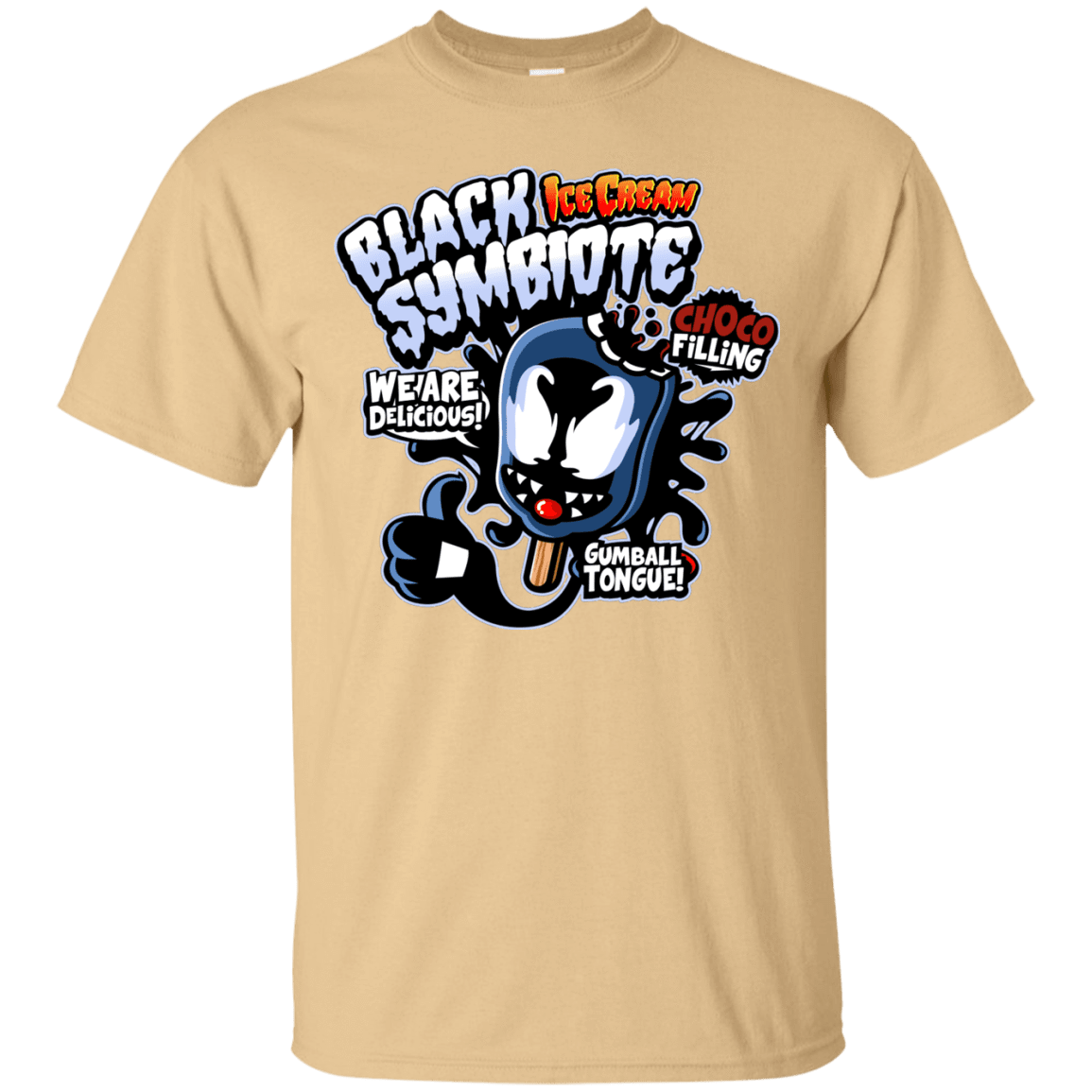 T-Shirts Vegas Gold / S Black Symbiote Ice Cream T-Shirt