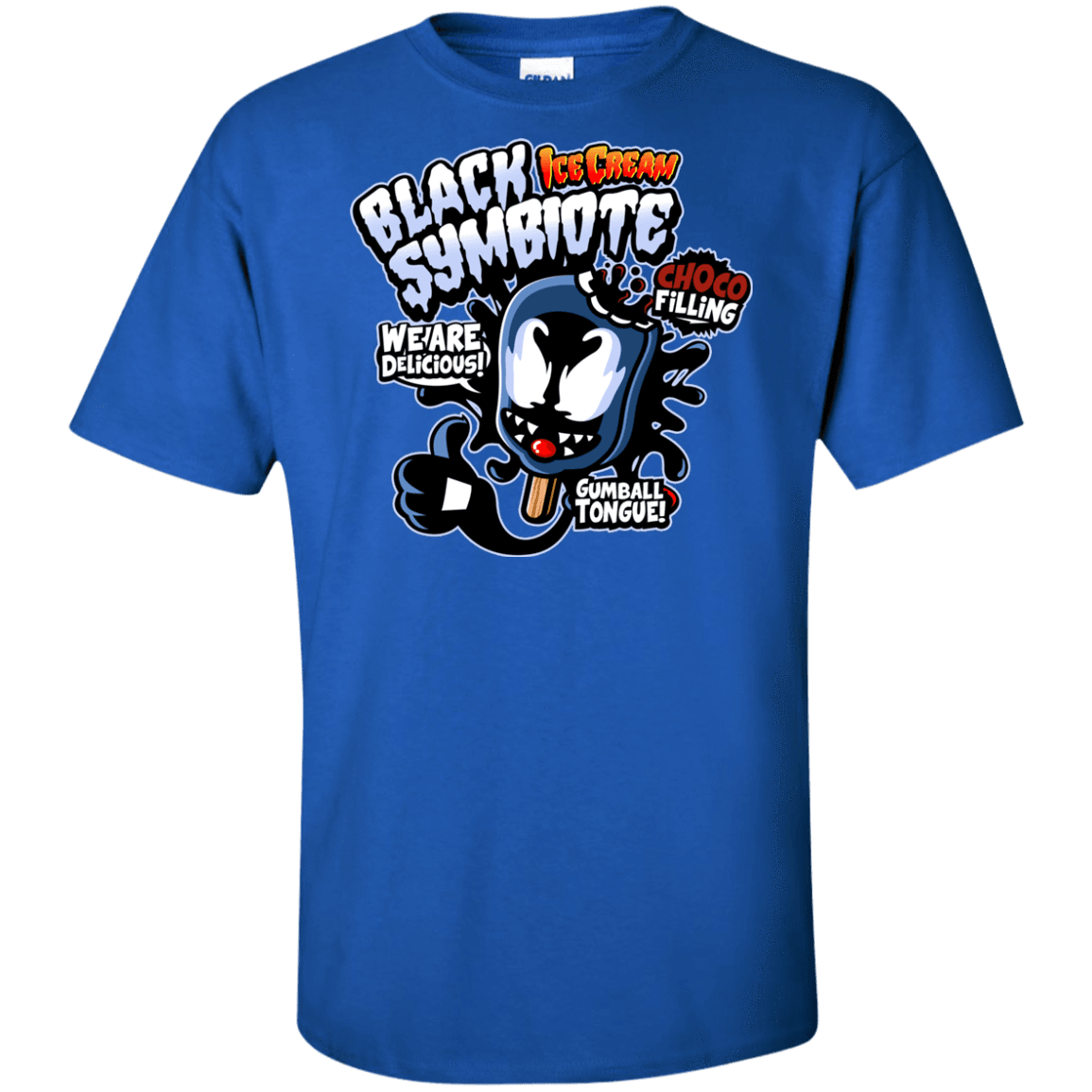 T-Shirts Royal / XLT Black Symbiote Ice Cream Tall T-Shirt