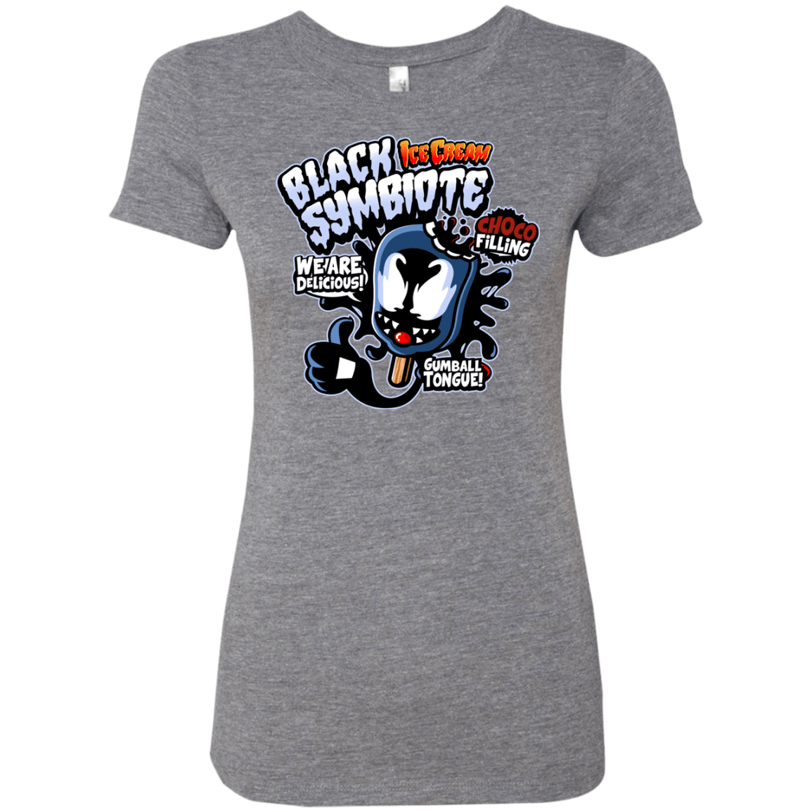 T-Shirts Premium Heather / S Black Symbiote Ice Cream Women's Triblend T-Shirt