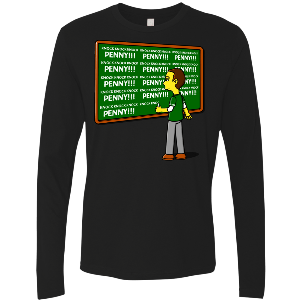 T-Shirts Black / Small Blackboard Theory Men's Premium Long Sleeve