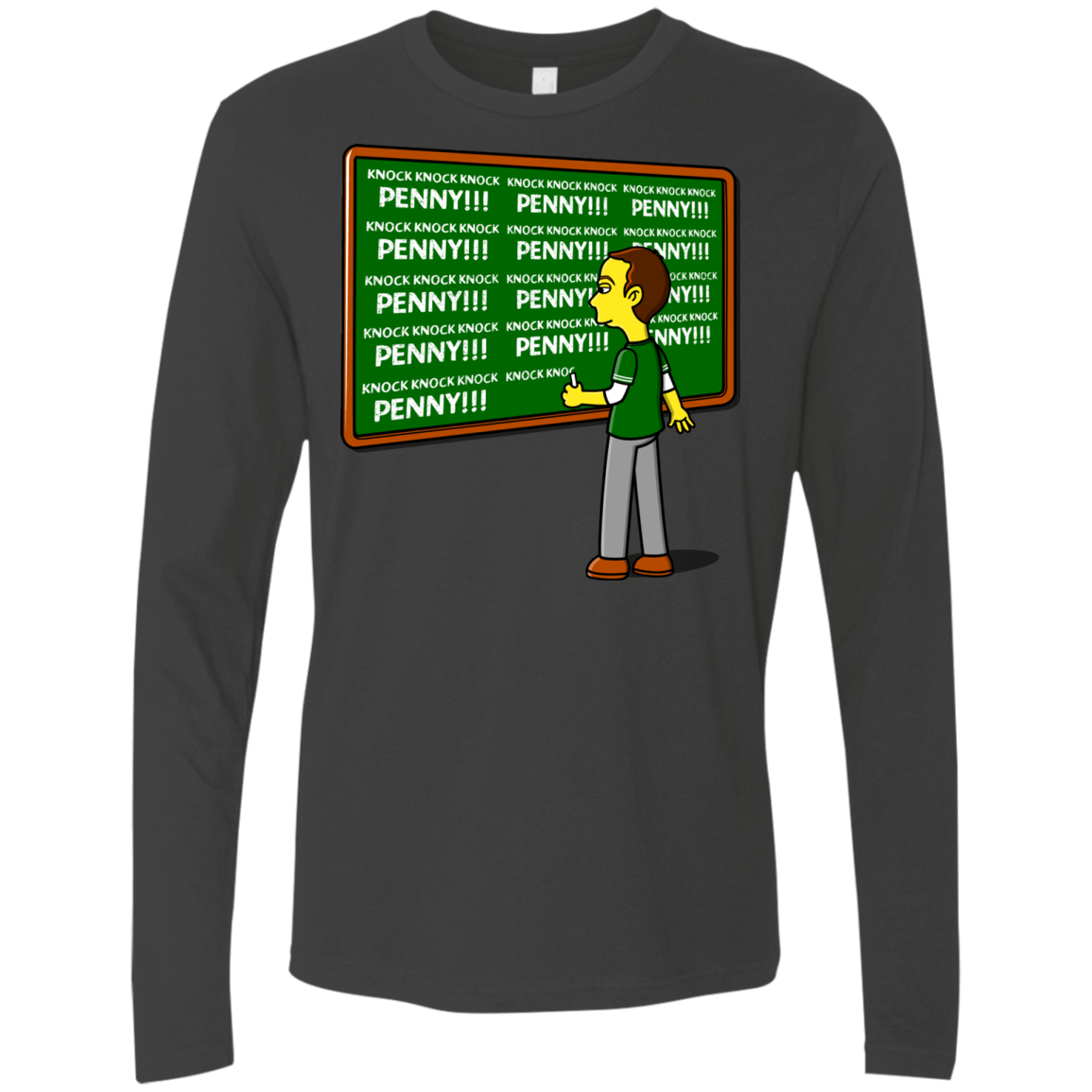 T-Shirts Heavy Metal / Small Blackboard Theory Men's Premium Long Sleeve