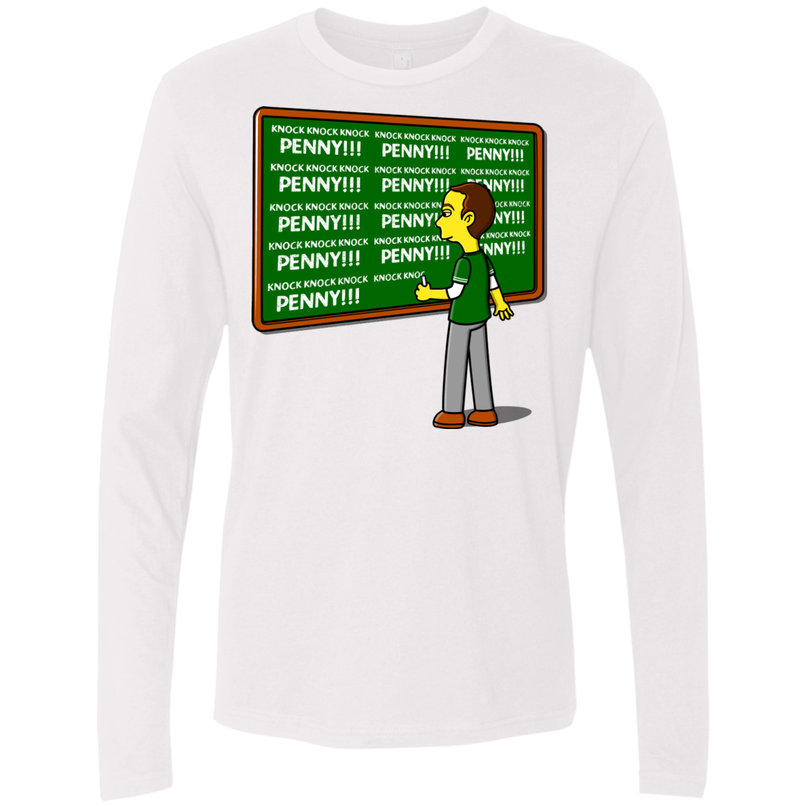 T-Shirts White / Small Blackboard Theory Men's Premium Long Sleeve