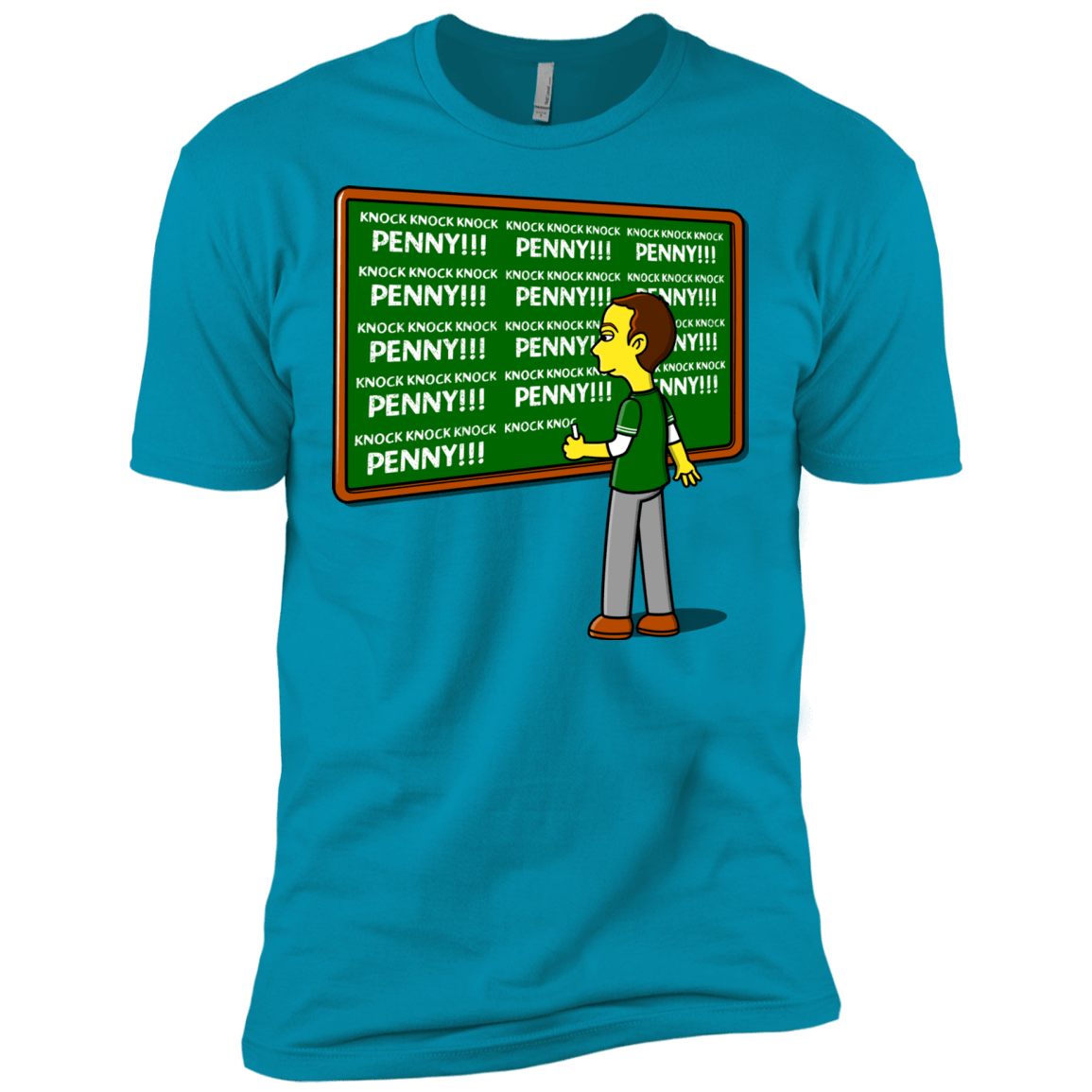 T-Shirts Turquoise / X-Small Blackboard Theory Men's Premium T-Shirt