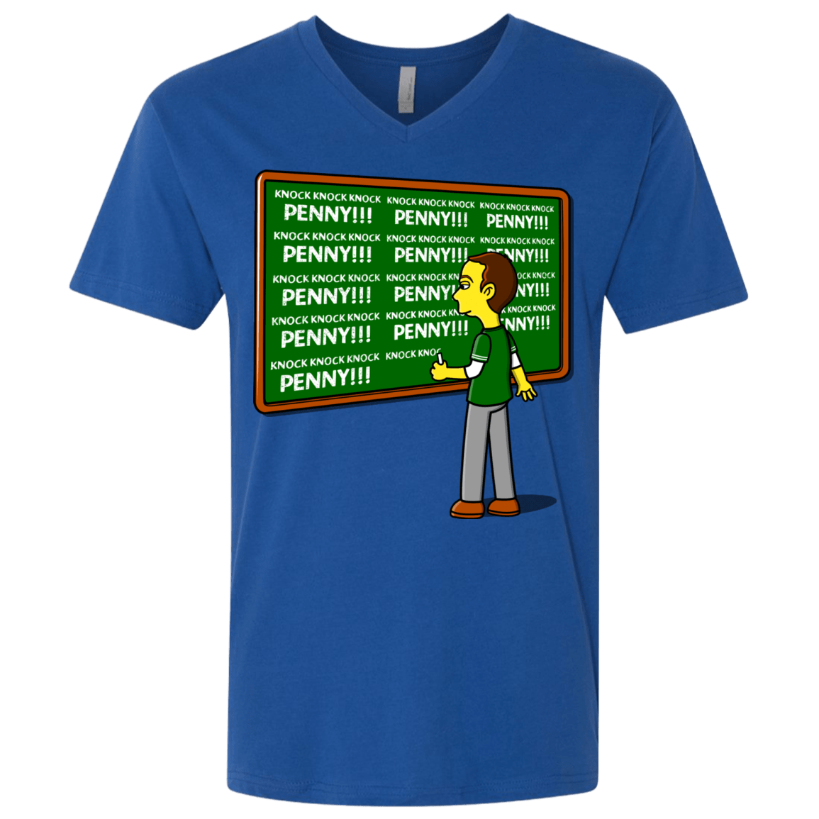 T-Shirts Royal / X-Small Blackboard Theory Men's Premium V-Neck