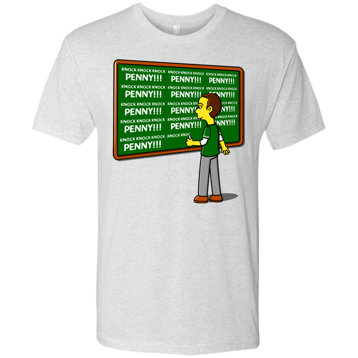 T-Shirts Heather White / Small Blackboard Theory Men's Triblend T-Shirt