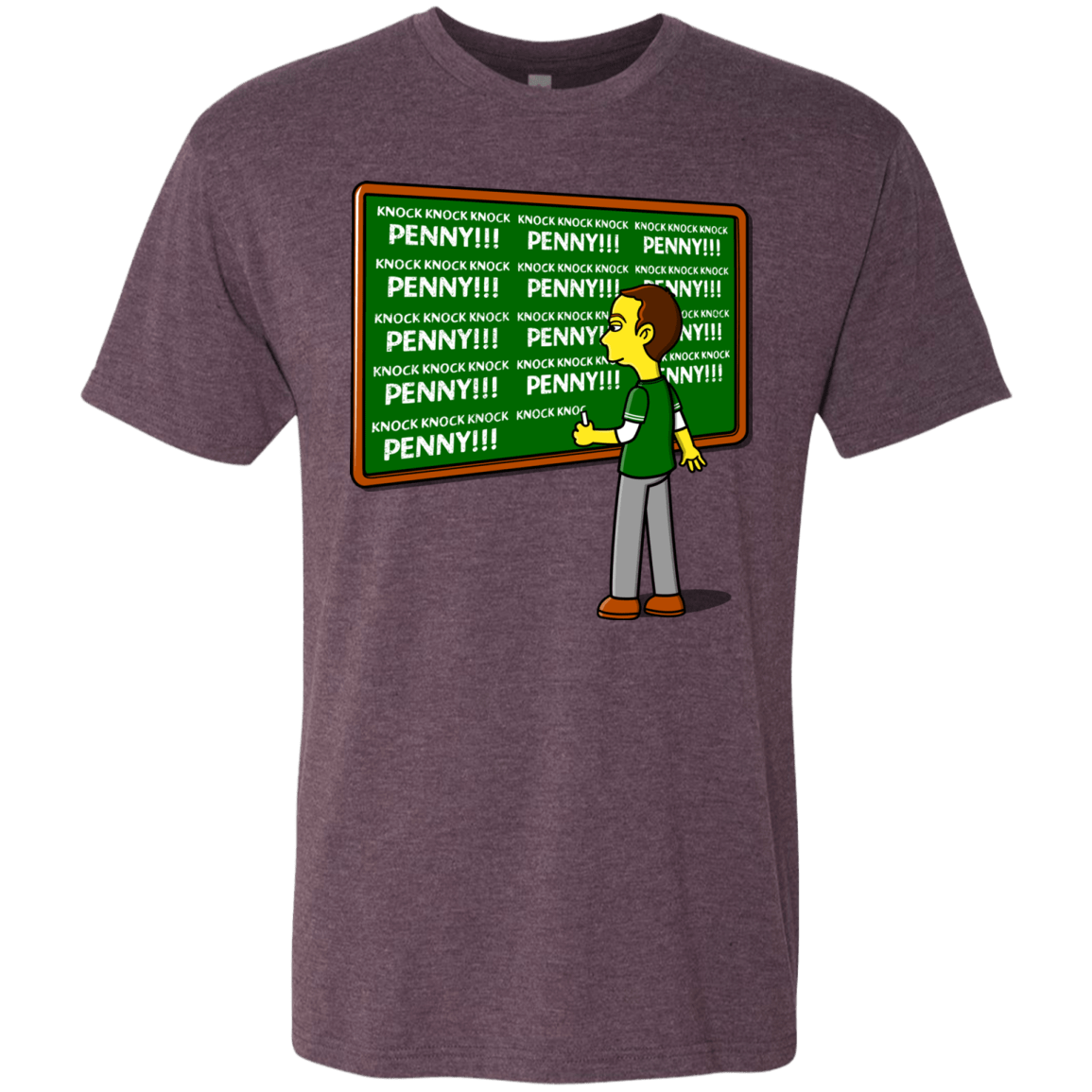 T-Shirts Vintage Purple / Small Blackboard Theory Men's Triblend T-Shirt