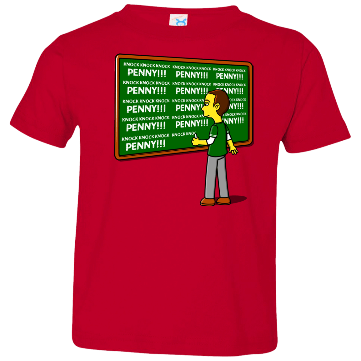 T-Shirts Red / 2T Blackboard Theory Toddler Premium T-Shirt