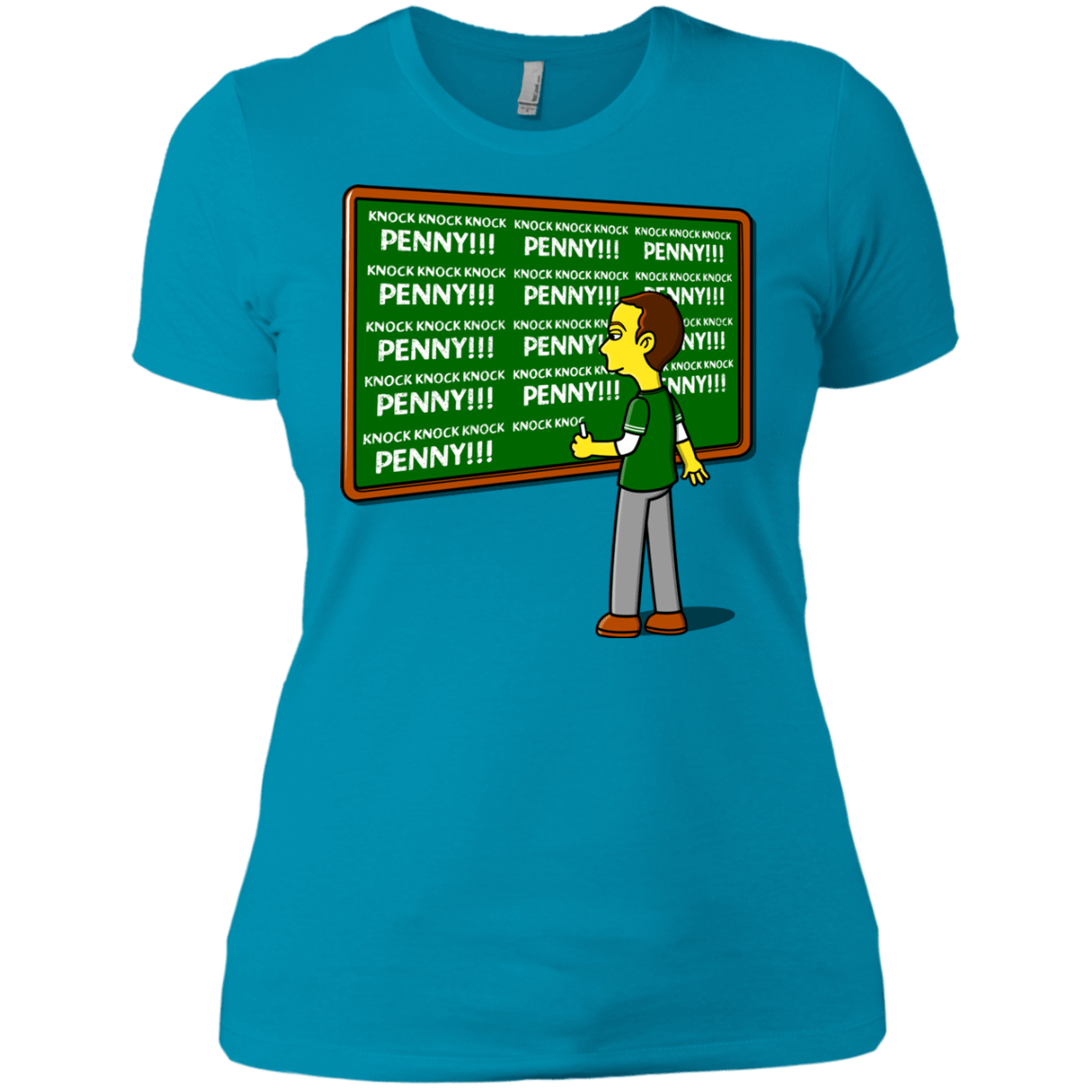 T-Shirts Turquoise / X-Small Blackboard Theory Women's Premium T-Shirt