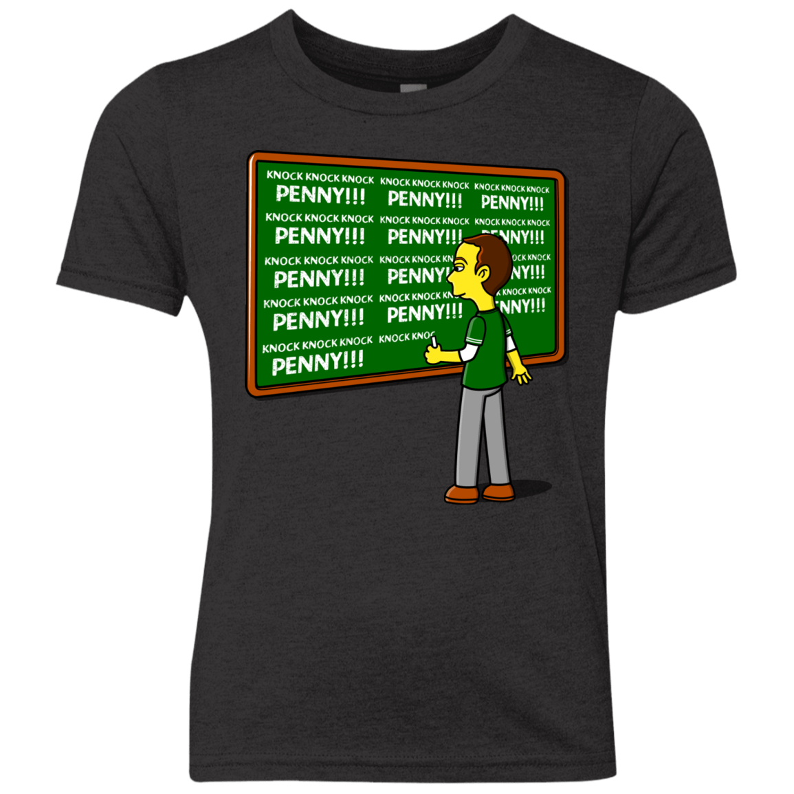 T-Shirts Vintage Black / YXS Blackboard Theory Youth Triblend T-Shirt