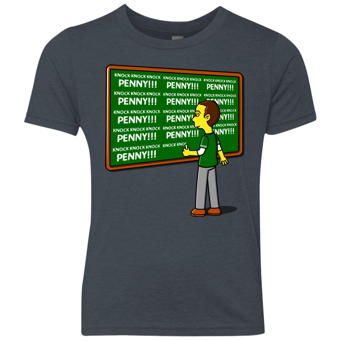 T-Shirts Vintage Navy / YXS Blackboard Theory Youth Triblend T-Shirt