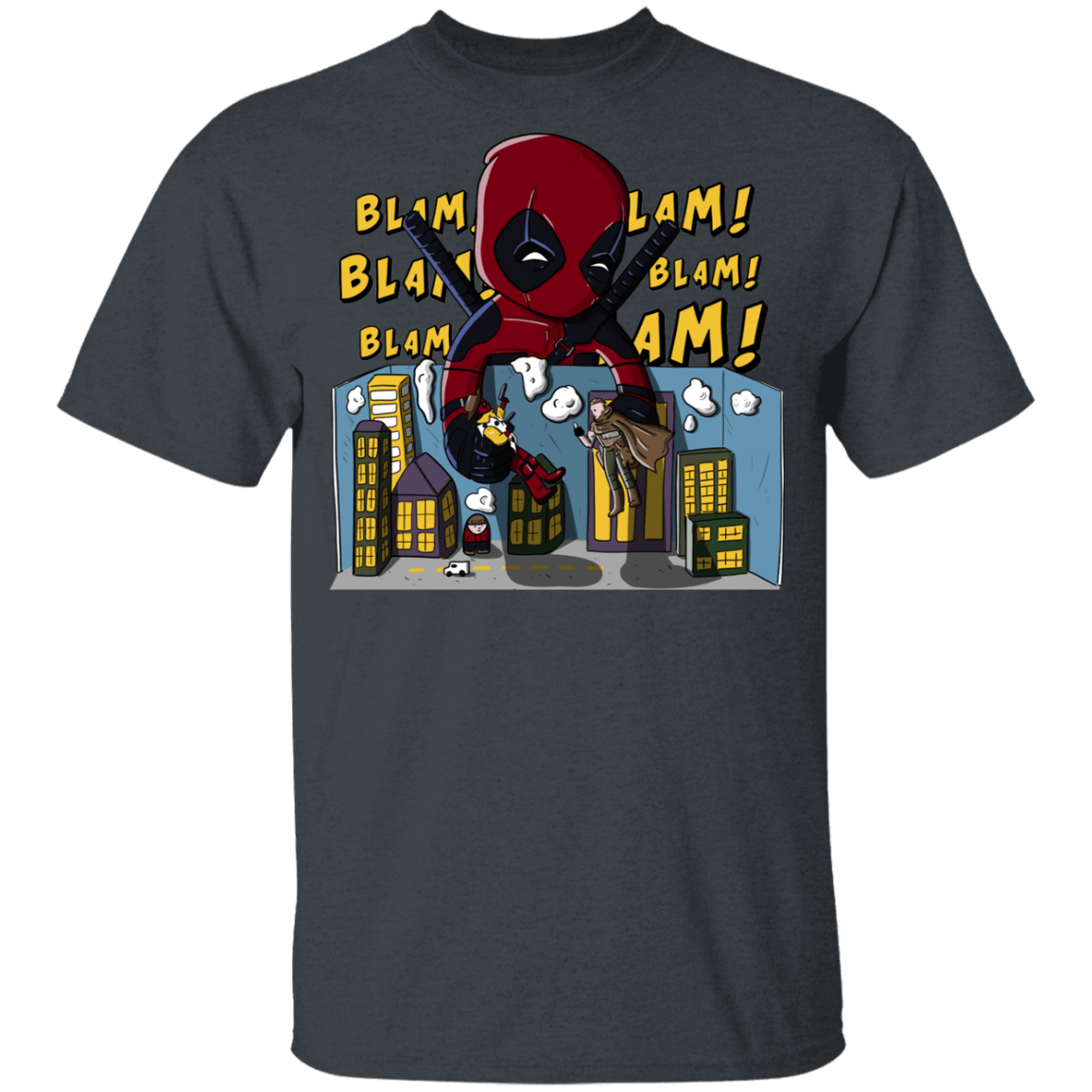 T-Shirts Dark Heather / YXS Blam Blam Youth T-Shirt