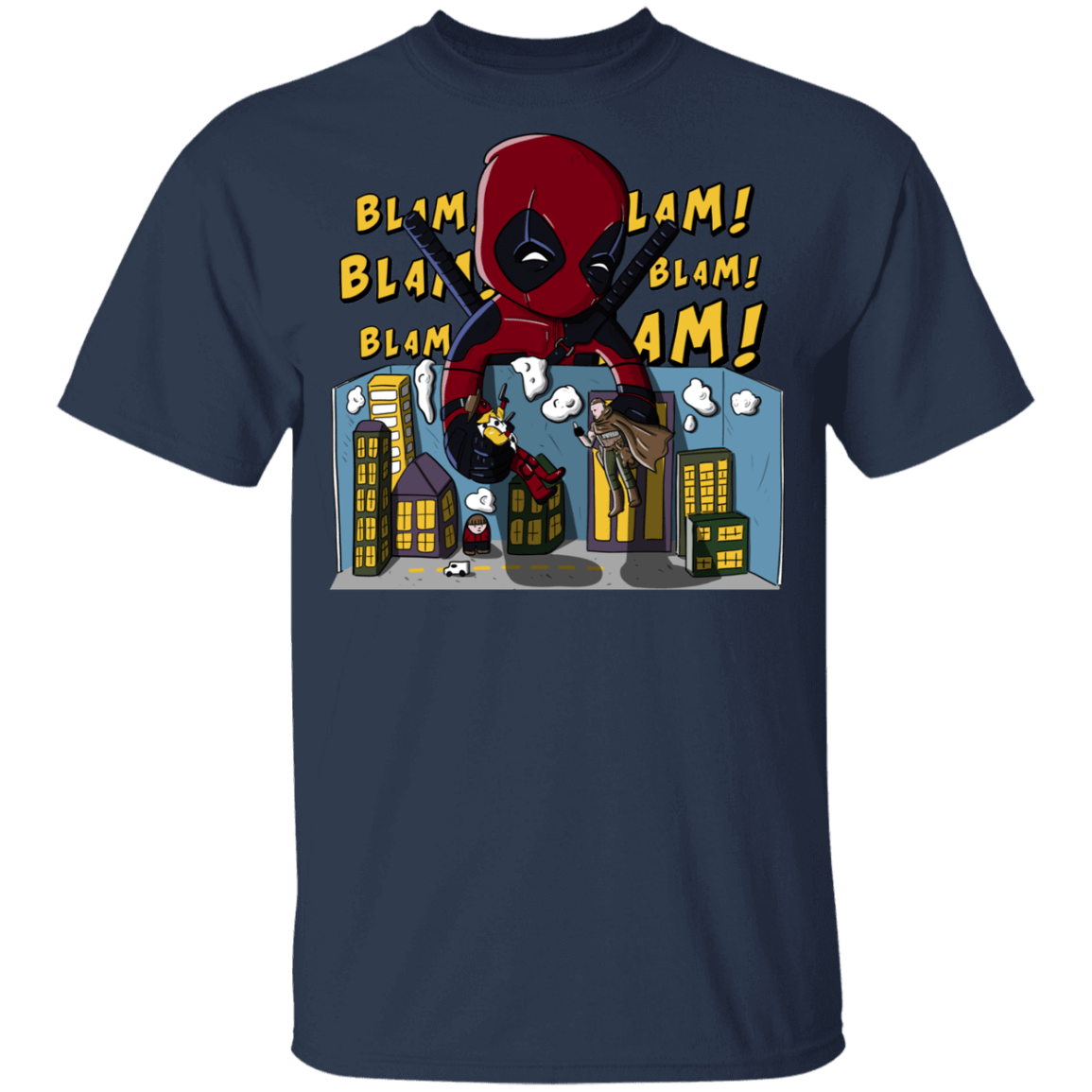 T-Shirts Navy / YXS Blam Blam Youth T-Shirt