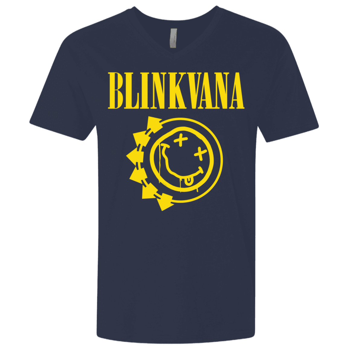 T-Shirts Midnight Navy / X-Small Blinkvana Men's Premium V-Neck