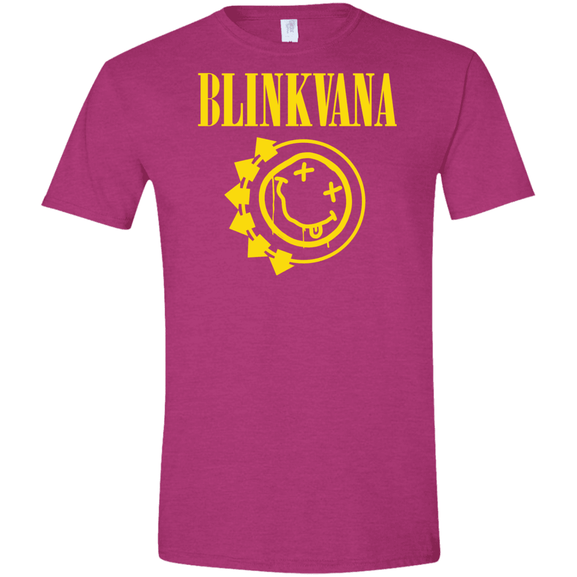 T-Shirts Antique Heliconia / S Blinkvana Men's Semi-Fitted Softstyle