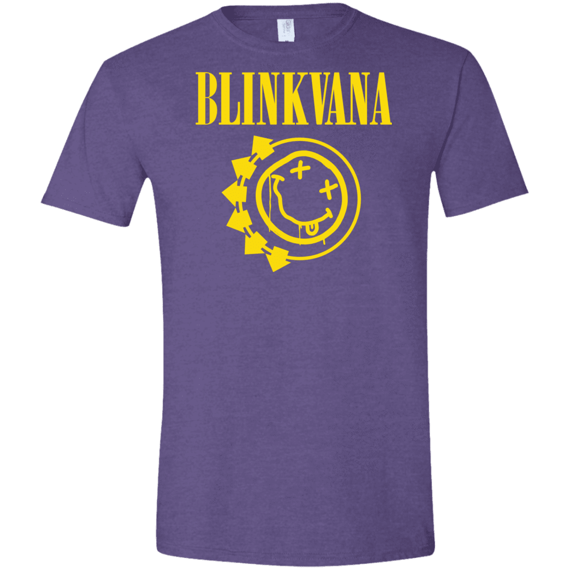 T-Shirts Heather Purple / S Blinkvana Men's Semi-Fitted Softstyle