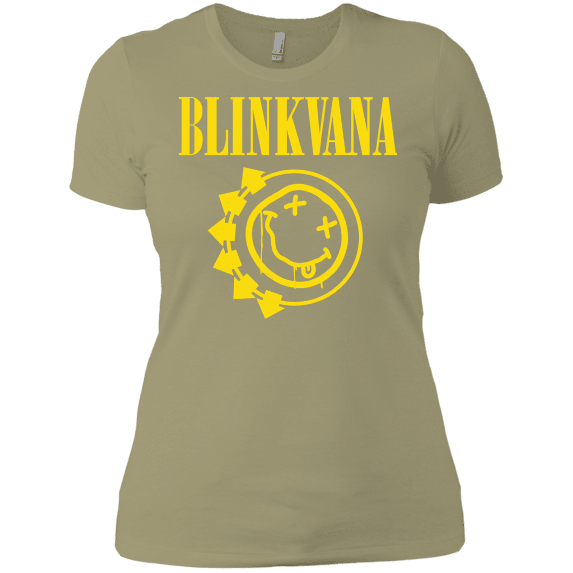 T-Shirts Light Olive / X-Small Blinkvana Women's Premium T-Shirt