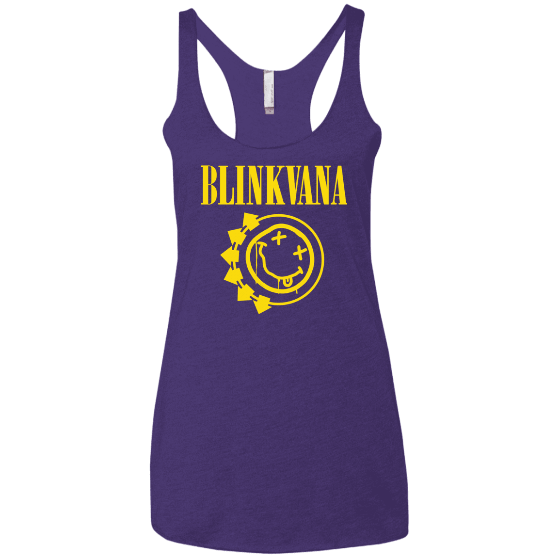 T-Shirts Purple Rush / X-Small Blinkvana Women's Triblend Racerback Tank