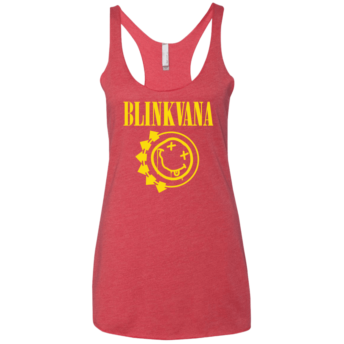 T-Shirts Vintage Red / X-Small Blinkvana Women's Triblend Racerback Tank