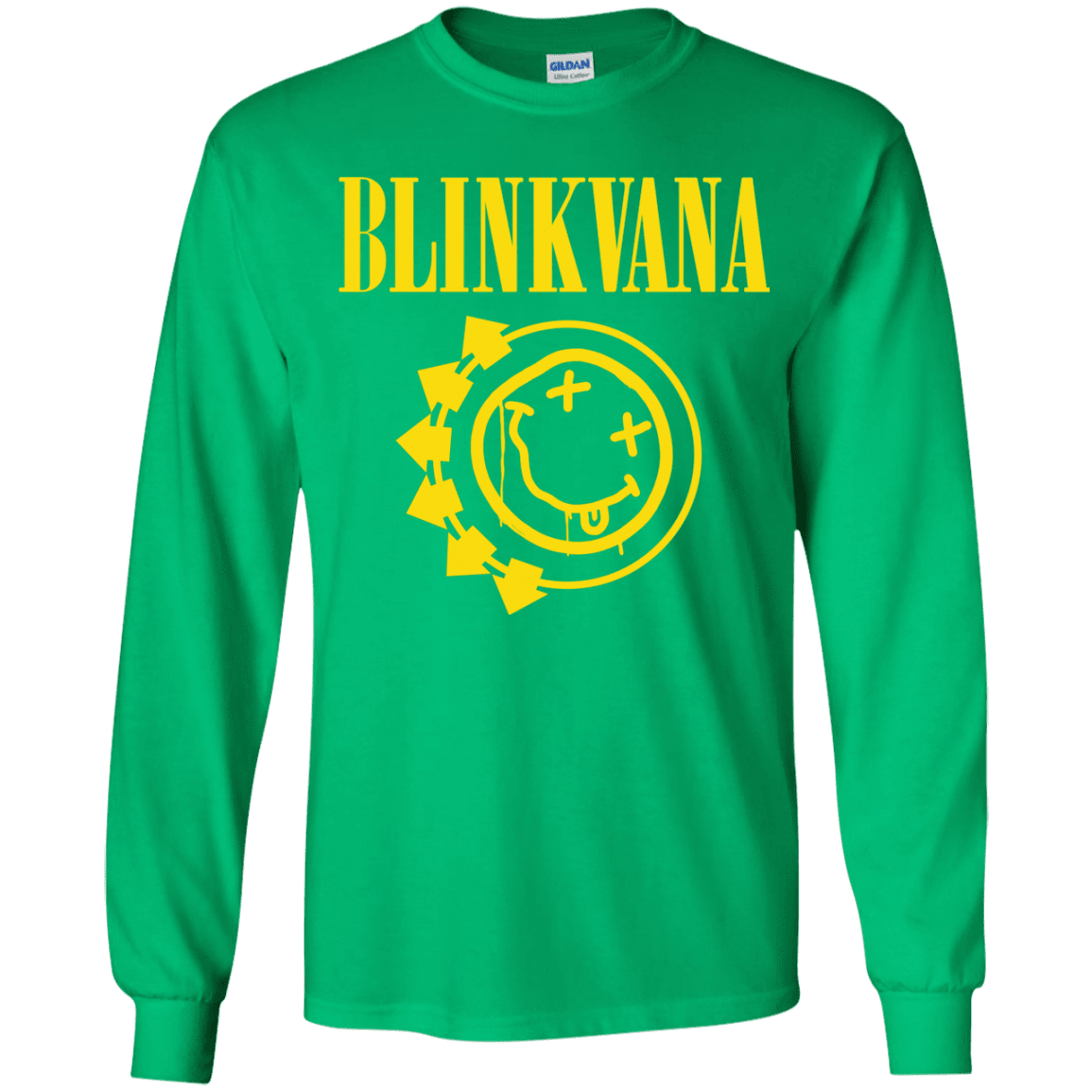 T-Shirts Irish Green / YS Blinkvana Youth Long Sleeve T-Shirt