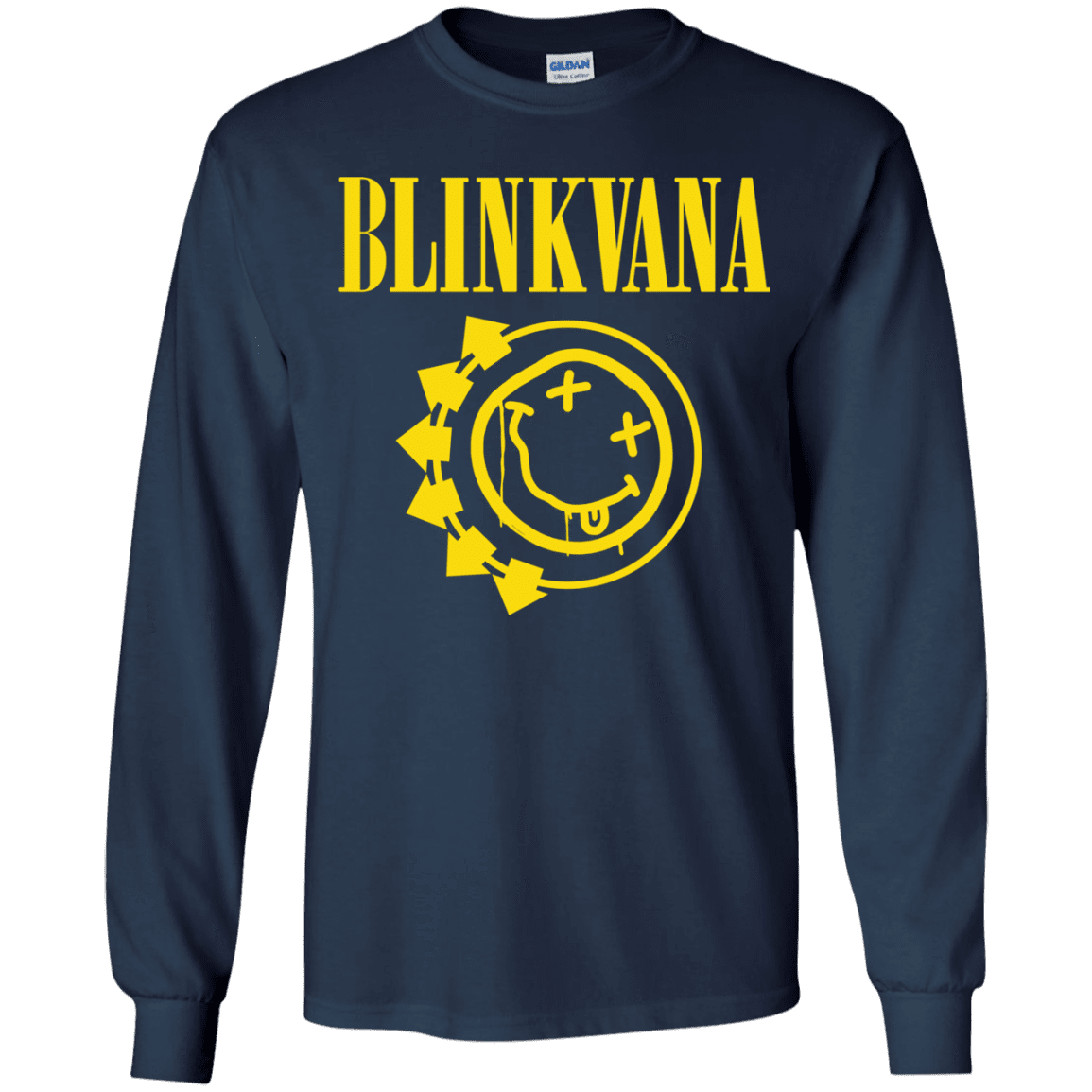 T-Shirts Navy / YS Blinkvana Youth Long Sleeve T-Shirt