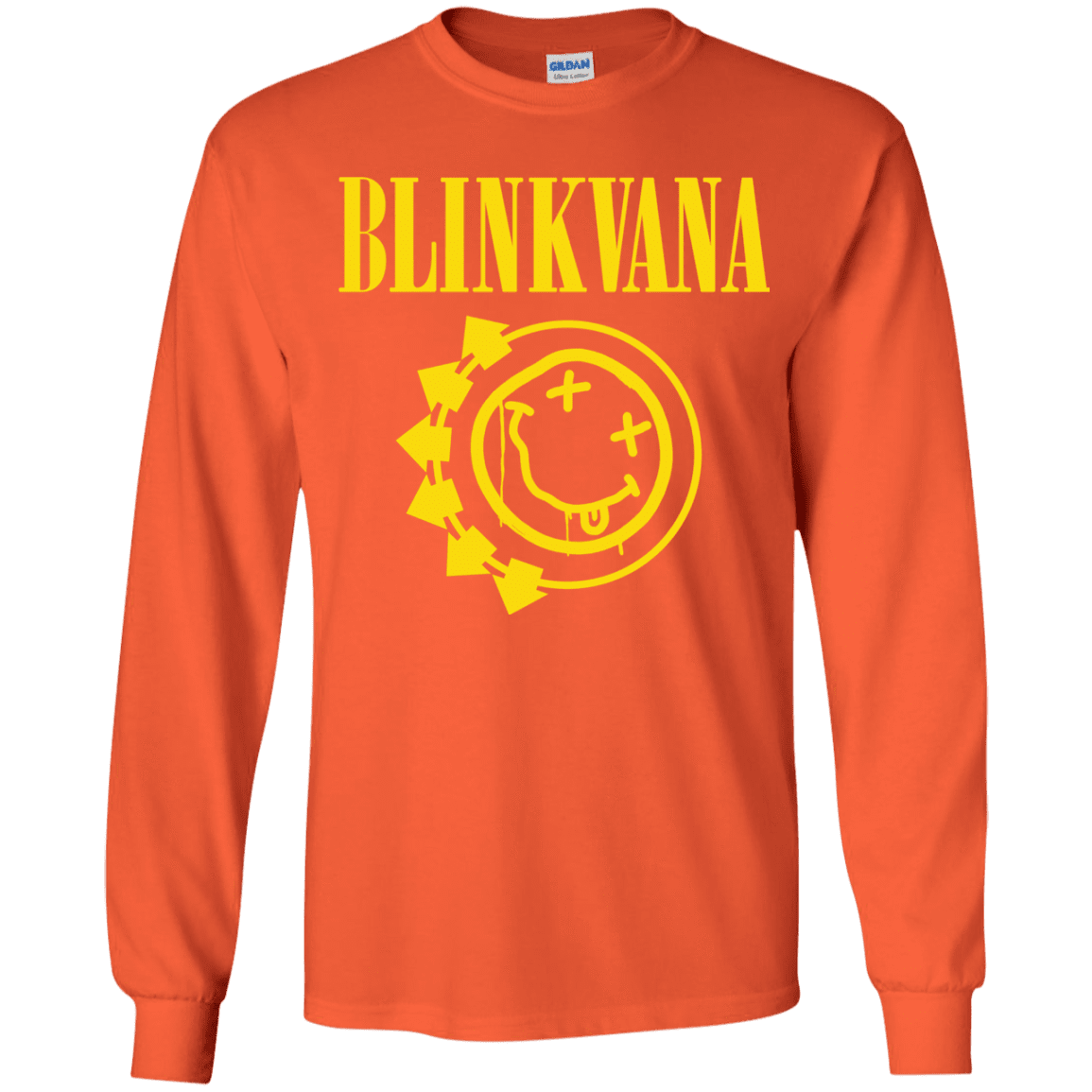 T-Shirts Orange / YS Blinkvana Youth Long Sleeve T-Shirt