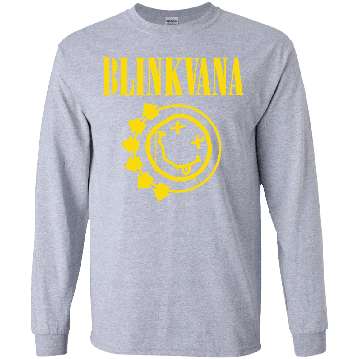 T-Shirts Sport Grey / YS Blinkvana Youth Long Sleeve T-Shirt