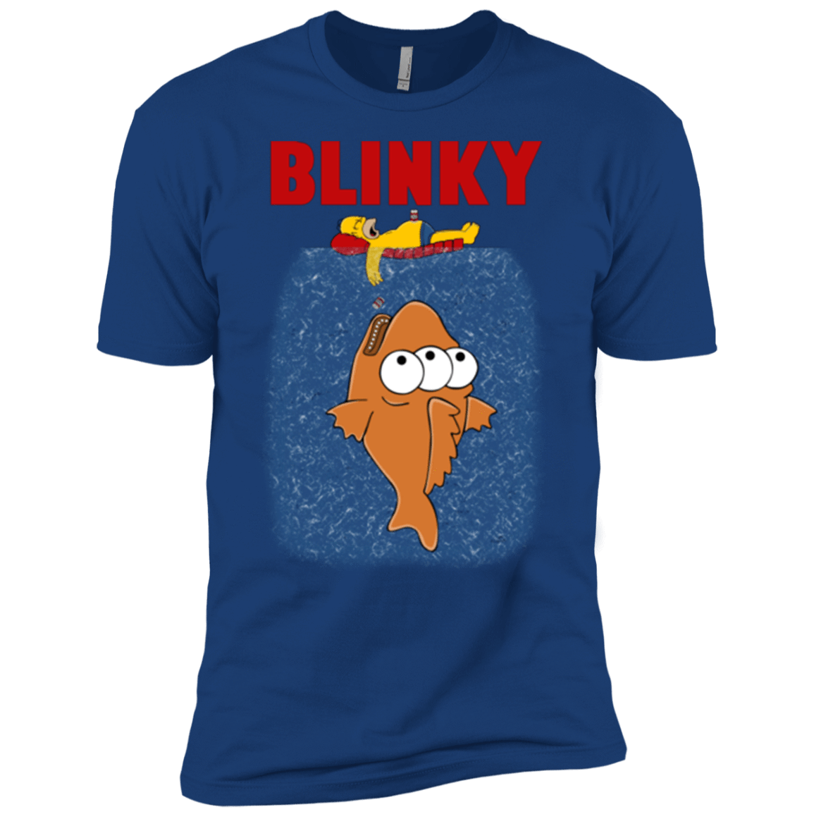T-Shirts Royal / YXS Blinky Jaws Boys Premium T-Shirt
