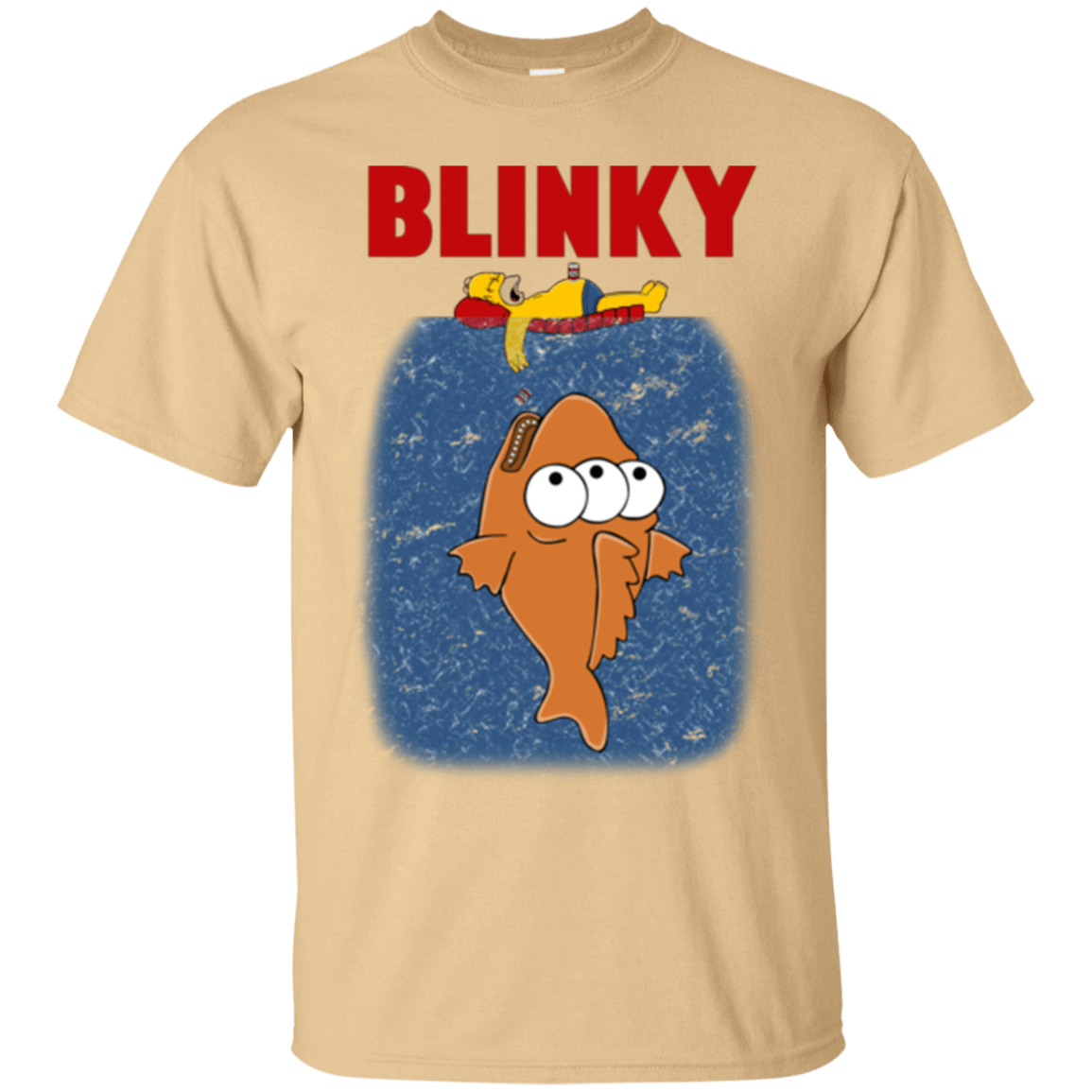 T-Shirts Vegas Gold / Small Blinky Jaws T-Shirt