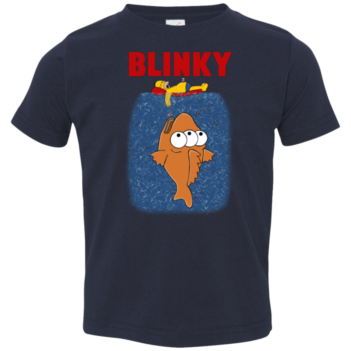 T-Shirts Navy / 2T Blinky Jaws Toddler Premium T-Shirt