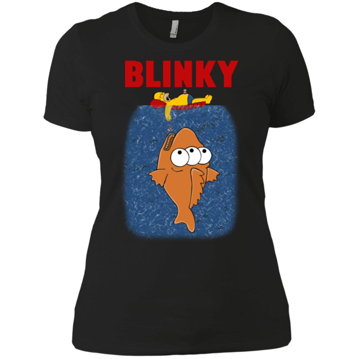 T-Shirts Black / X-Small Blinky Jaws Women's Premium T-Shirt