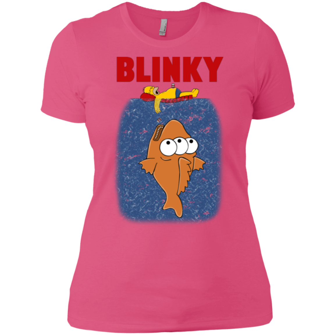 T-Shirts Hot Pink / X-Small Blinky Jaws Women's Premium T-Shirt