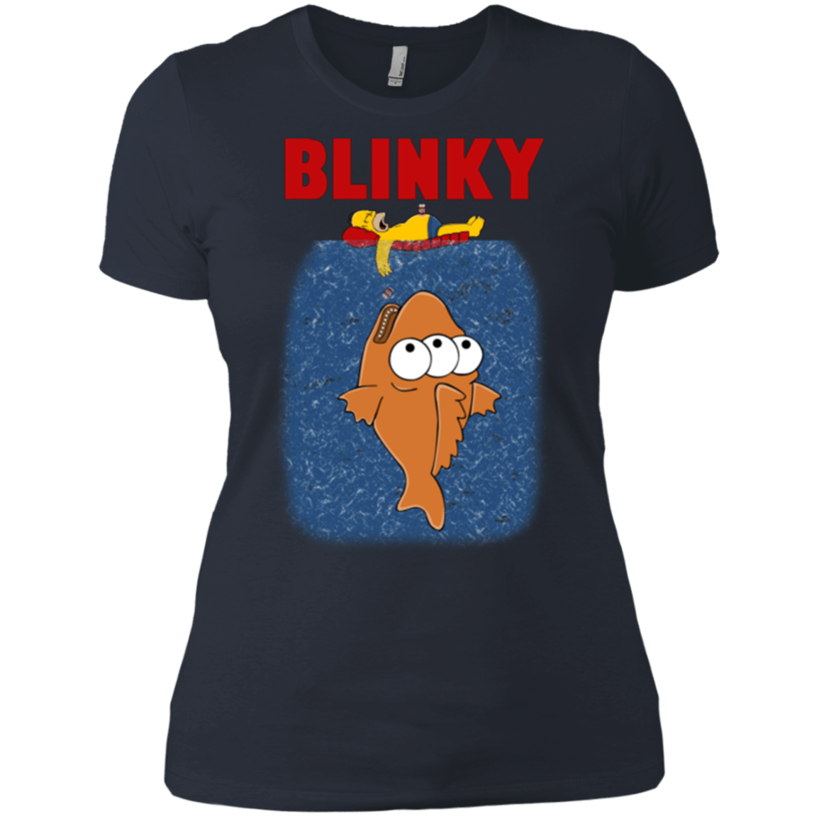 T-Shirts Indigo / X-Small Blinky Jaws Women's Premium T-Shirt