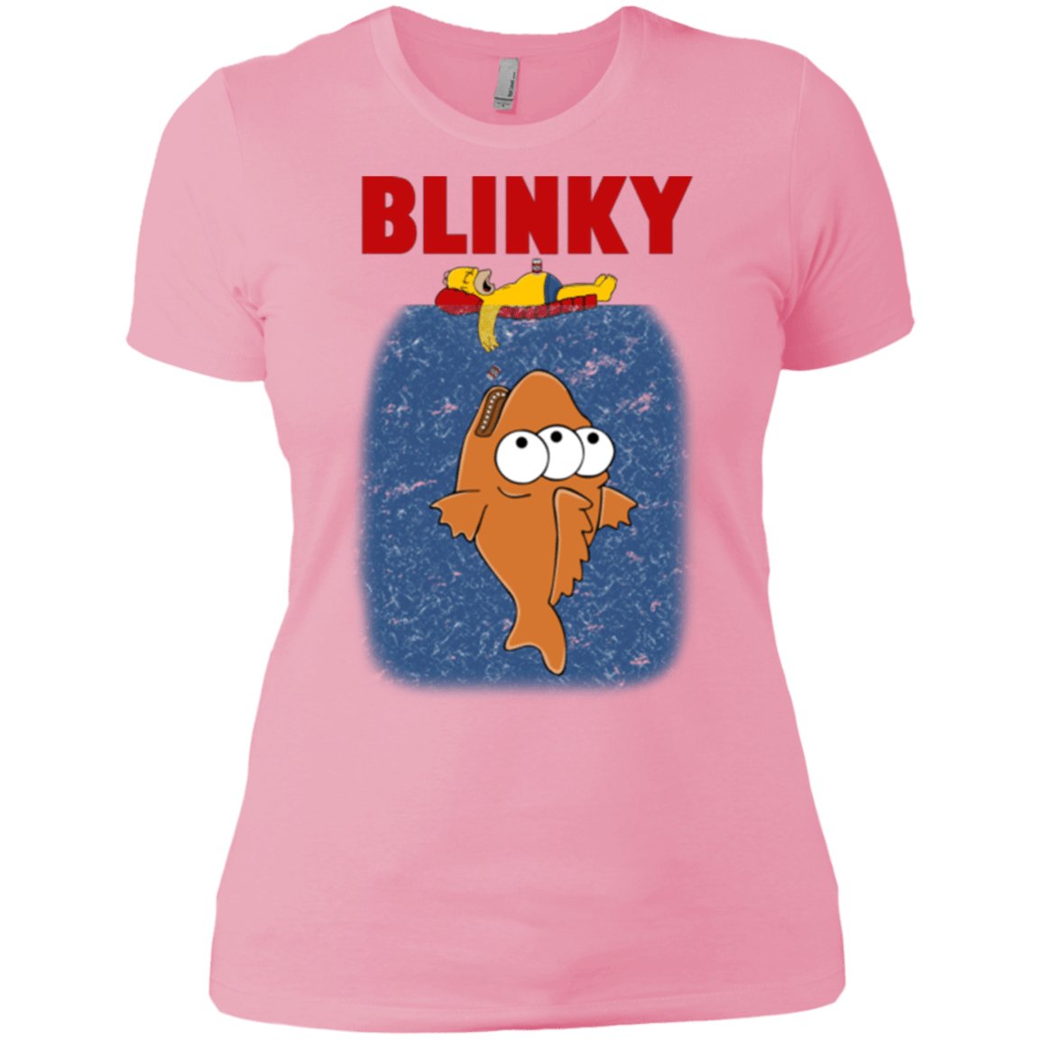 T-Shirts Light Pink / X-Small Blinky Jaws Women's Premium T-Shirt