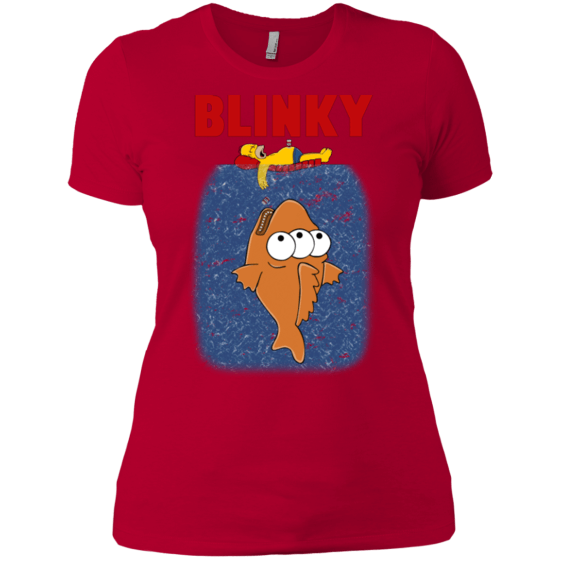 T-Shirts Red / X-Small Blinky Jaws Women's Premium T-Shirt