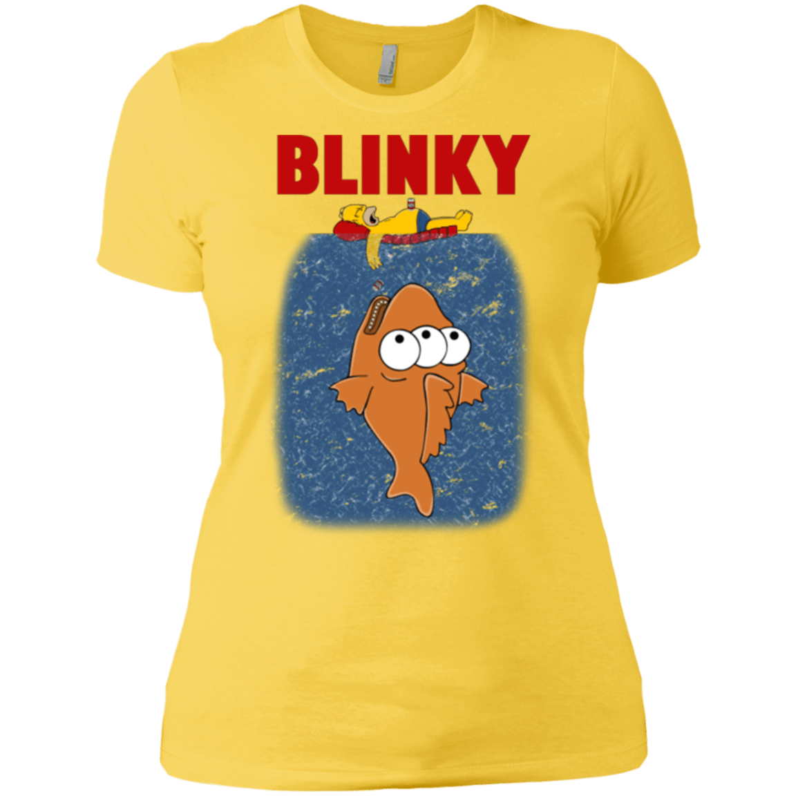 T-Shirts Vibrant Yellow / X-Small Blinky Jaws Women's Premium T-Shirt
