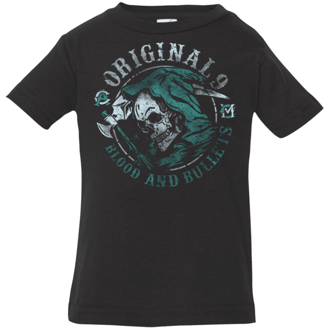 T-Shirts Black / 6 Months Blood and Bullets Infant Premium T-Shirt