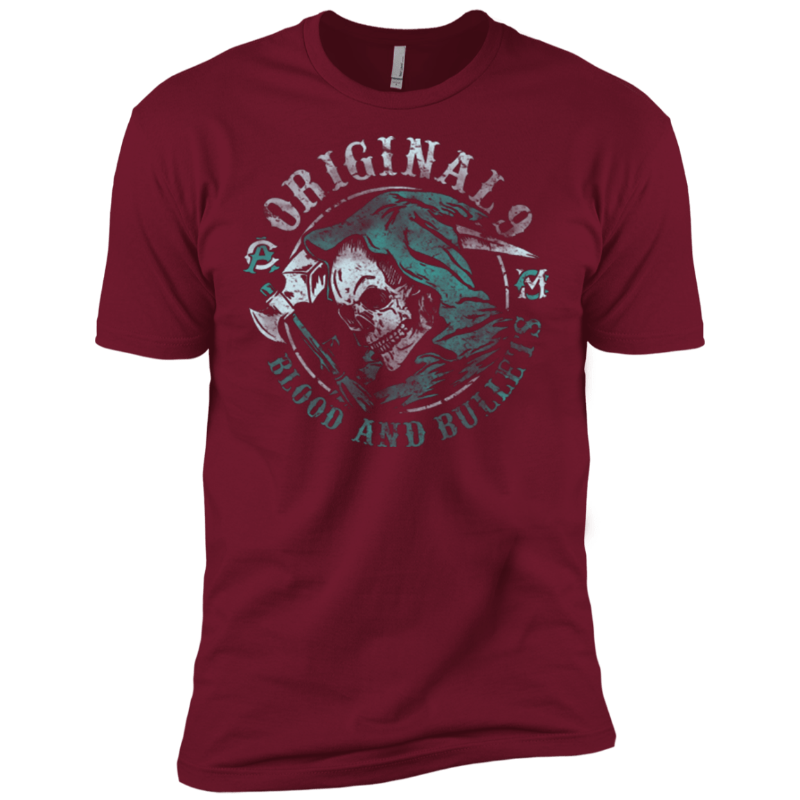 T-Shirts Cardinal / X-Small Blood and Bullets Men's Premium T-Shirt