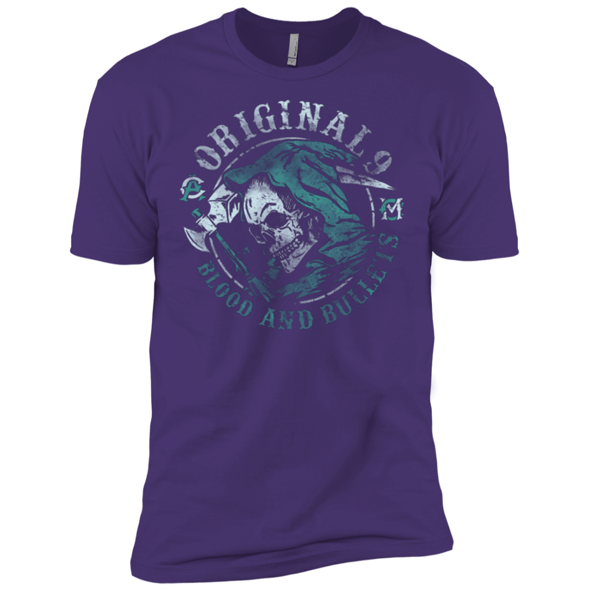 T-Shirts Purple / X-Small Blood and Bullets Men's Premium T-Shirt