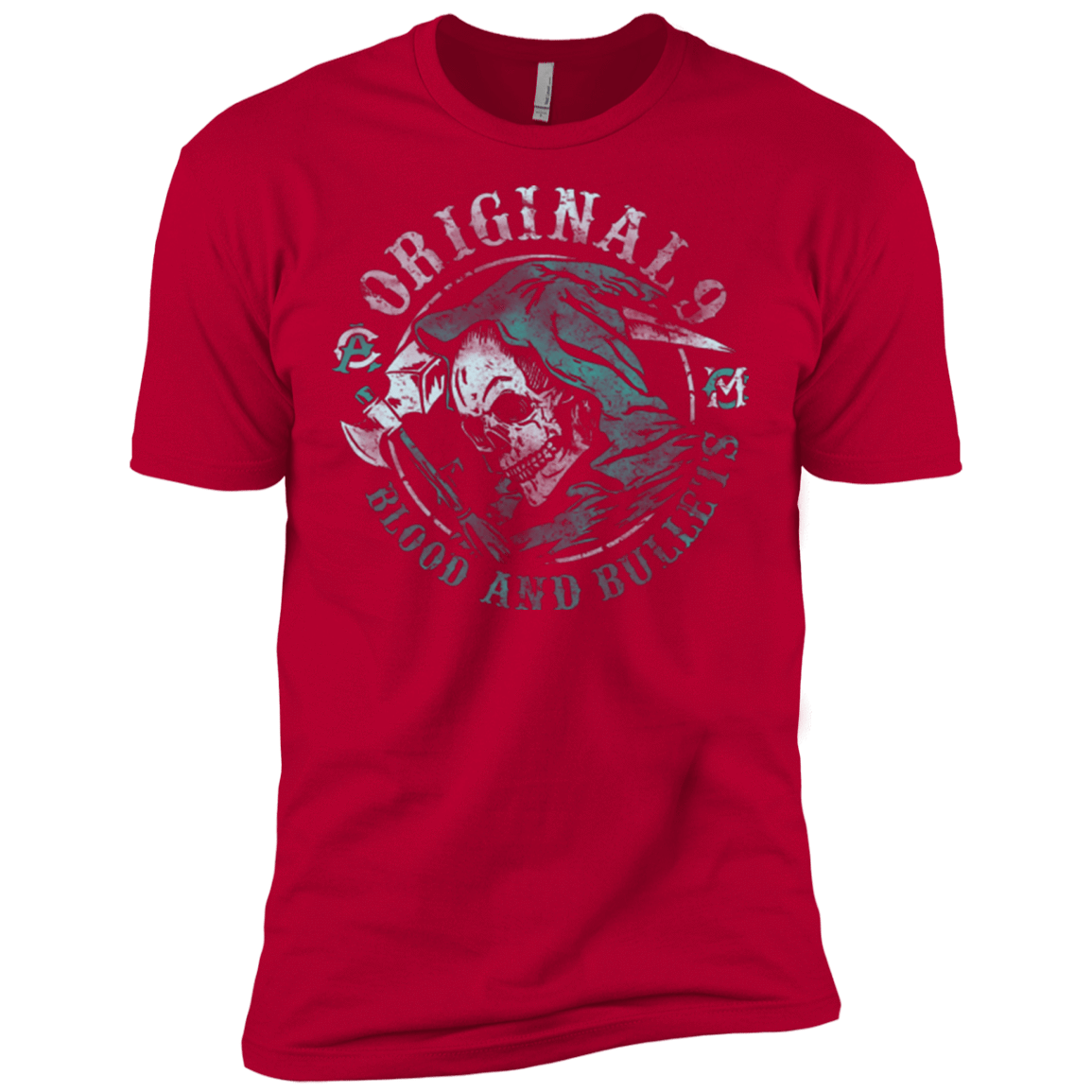 T-Shirts Red / X-Small Blood and Bullets Men's Premium T-Shirt