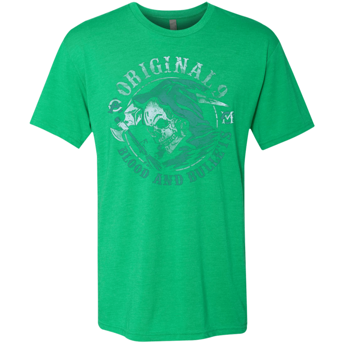 T-Shirts Envy / Small Blood and Bullets Men's Triblend T-Shirt