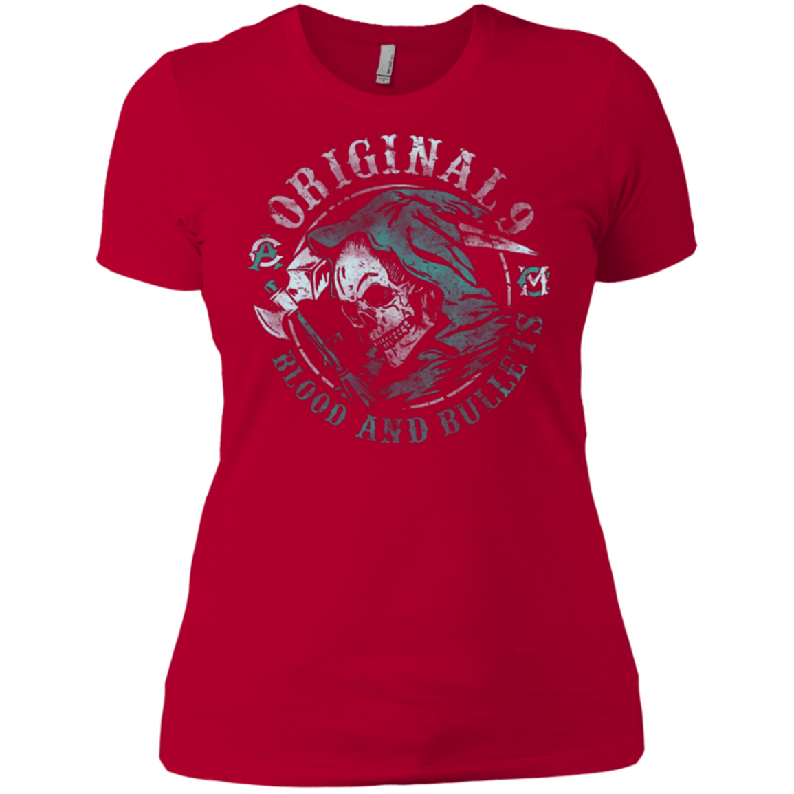 T-Shirts Red / X-Small Blood and Bullets Women's Premium T-Shirt